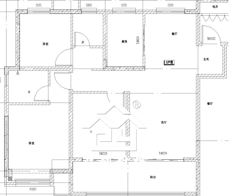 廬江美的(de)城施工戶型圖 廬(lu)江美的城施工戶(hu)型圖